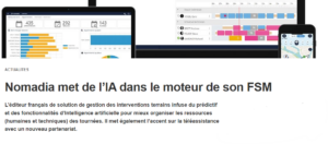 Press - Nomadia met de l’IA dans le moteur de son FSM