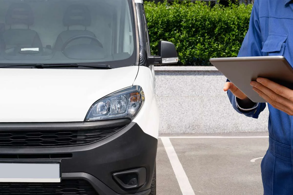 camion pour la gestion des technciens de terrain